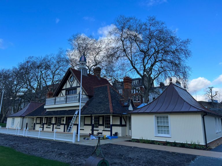 Westminster School Cricket Pavilion Slate Copper Lead Leadwork London