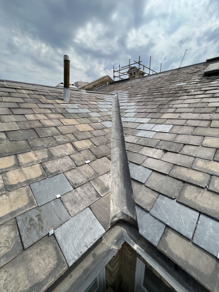 Wigmore Street London Leadwork Roof Slate Lead