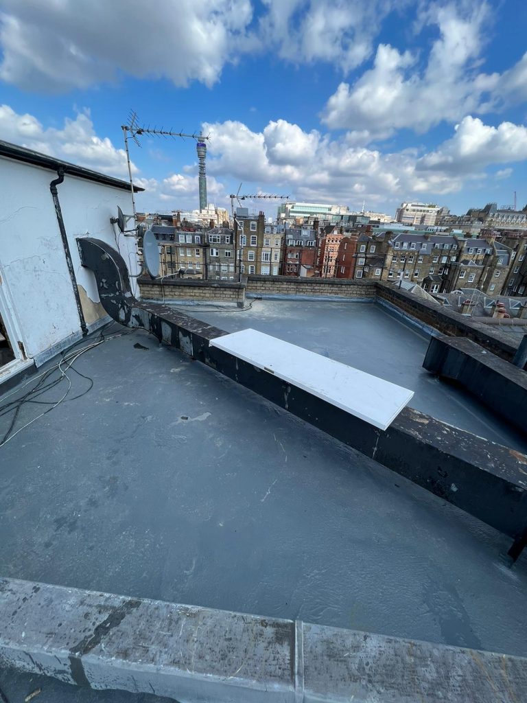 Wimpole Street London Lead Roof Slate Leadwork Liquid