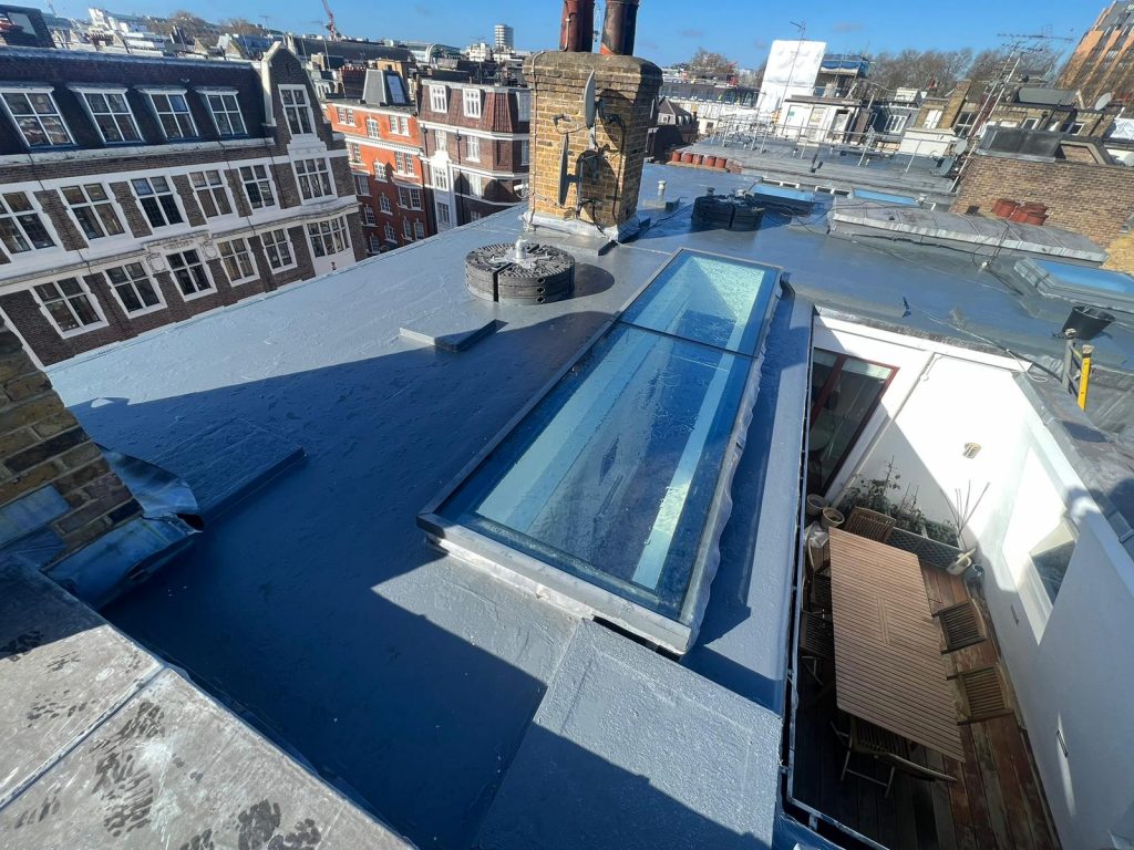 Weymouth Street London Lead Roof Slate Leadwork Liquid