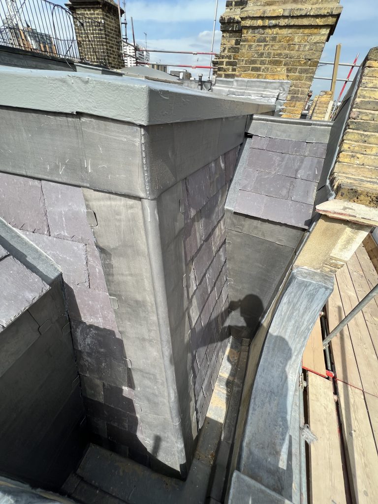 New Cavendish Street London Leadwork Roof Slate Lead